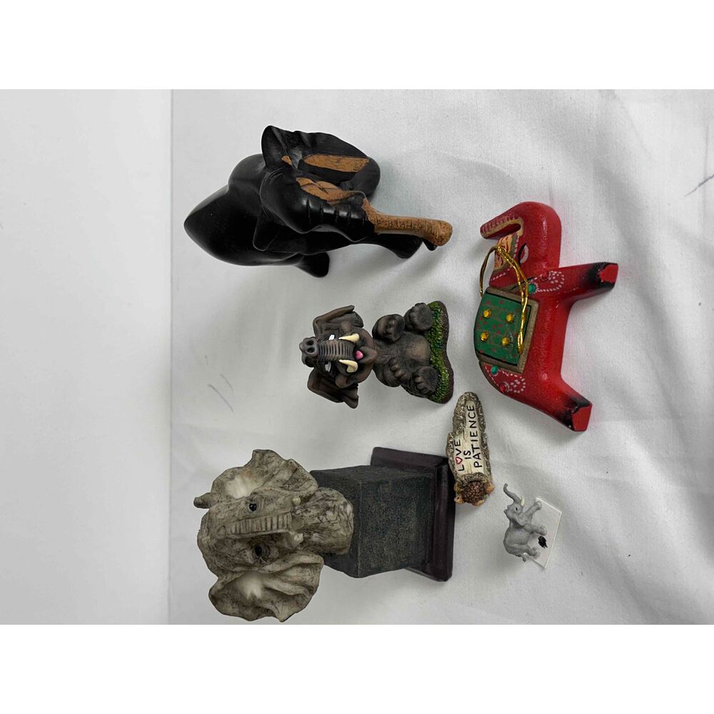 Elephant‎ Mixed Lot Ornament Figurine Bobble Head Statue Miniature